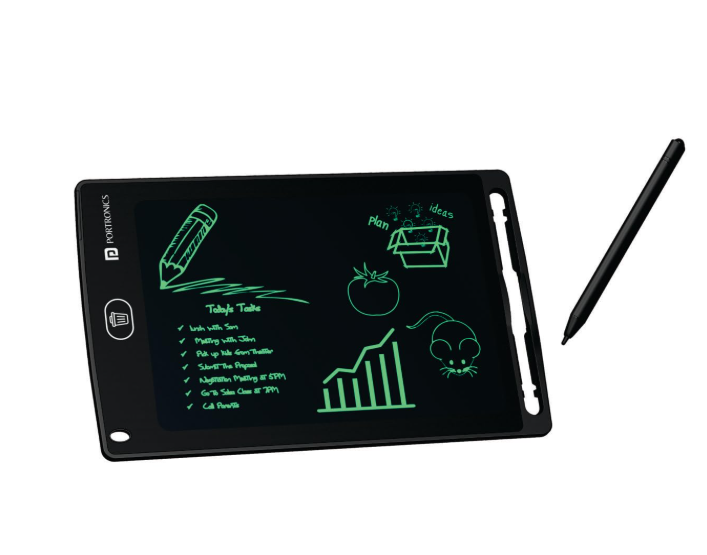 Portronics Ruffpad 8.5E Re-Writable LCD Writing Pad – 8.5 Inch
