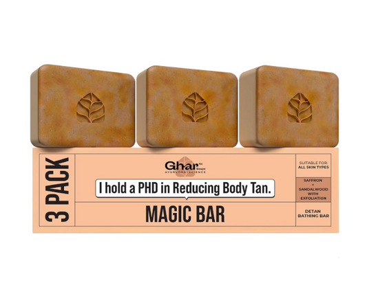 Ghar Soaps Sandalwood & Saffron Magic Bar