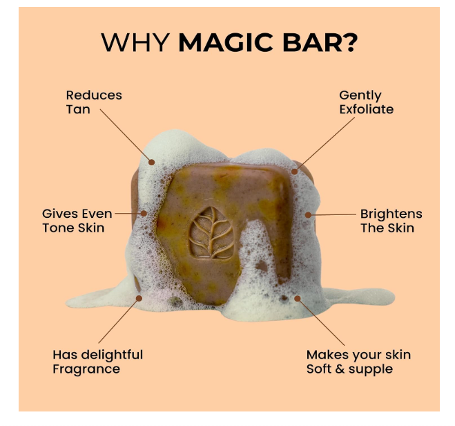Ghar Soaps Sandalwood & Saffron Magic Bar