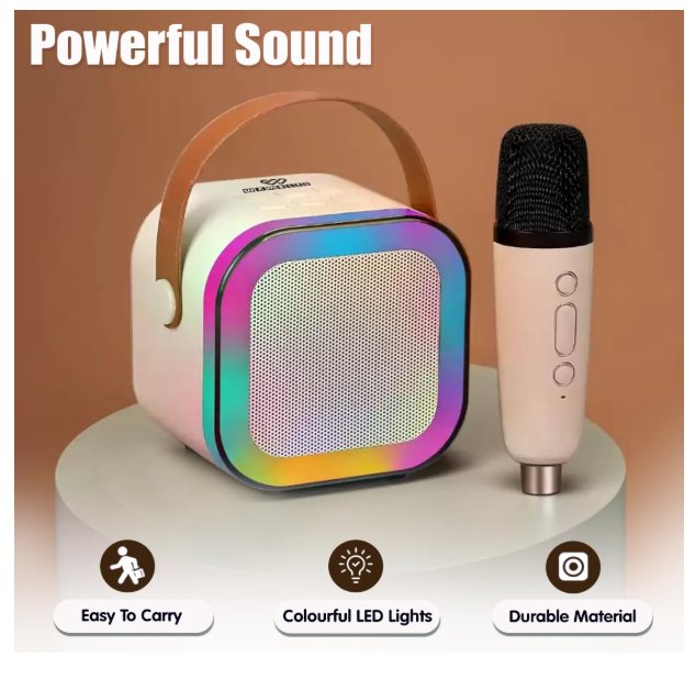 Wembley Rechargeable Karaoke Mic with Speaker for Singing
