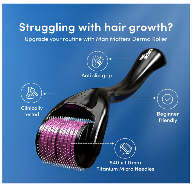 Derma Roller – Anti-Ageing, Scar Removal & Hair Regrowth | Calm & Curl