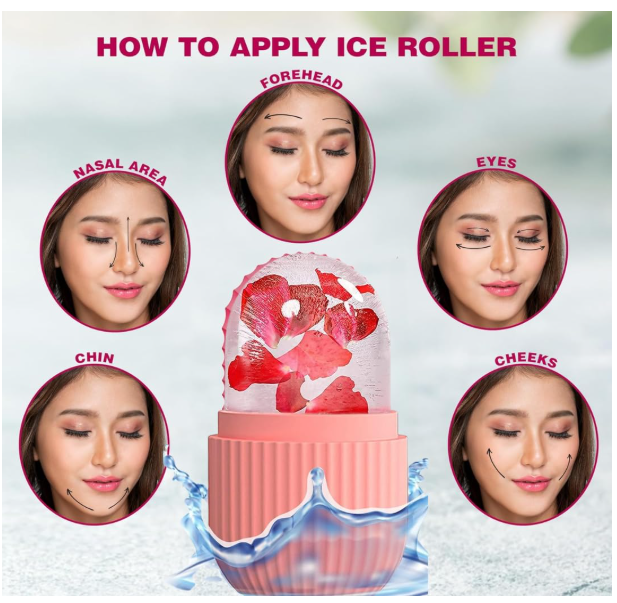 Ice Face Roller – Reusable Facial Massager | Velvet Wellness