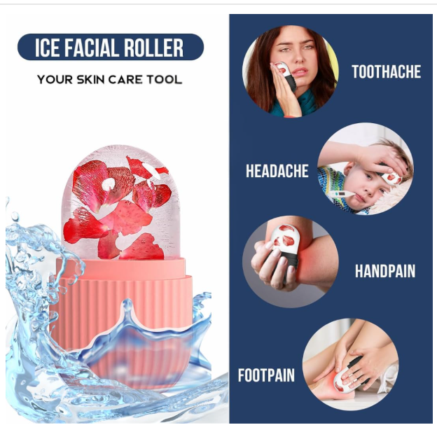 Ice Face Roller – Reusable Facial Massager | Velvet Wellness