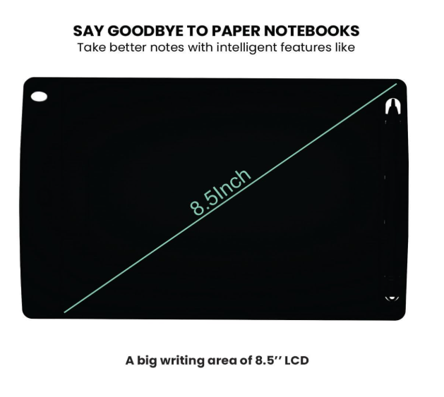Portronics Ruffpad 8.5E Re-Writable LCD Writing Pad – 8.5 Inch