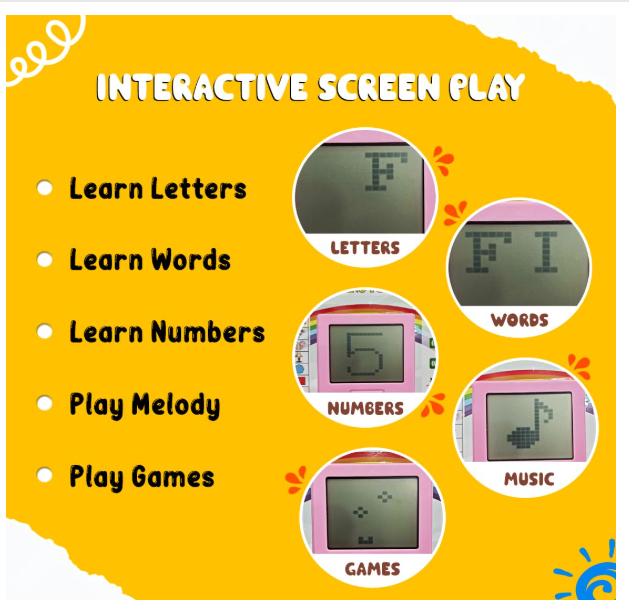 Wembley Educational Kids Laptop Learning Toy – Alphabet, Words, Maths, Music & Games